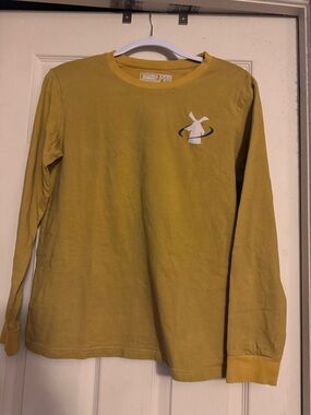 Dutch Bros Long-Sleeve Yellow Graphic Tee